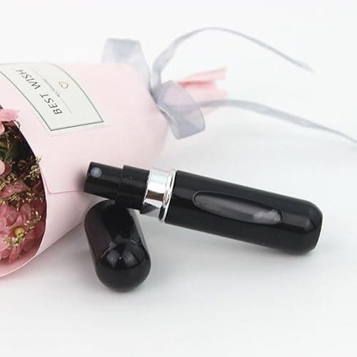 Fia Direct 6ML Perfume Atomiser Aftershave Travel Refillable Bottle Portable Handbag Spray-Nicotine Free (Black) — view 4