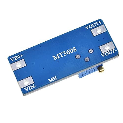 Youmile 5 Pcs DC-DC Step Up Boost Power Converter 2V-24V to 5V-28V 2A Adjustable Voltage Regulator Power Supply Module for Arduino With 24AWG Wire — view 6