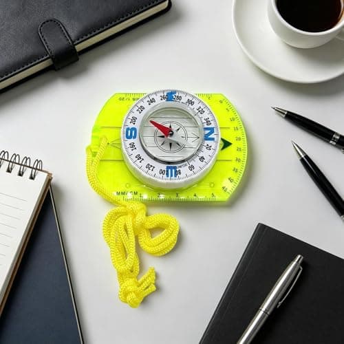 Hiking and Survival Navigation Equipment with a Neck Strap — view 2