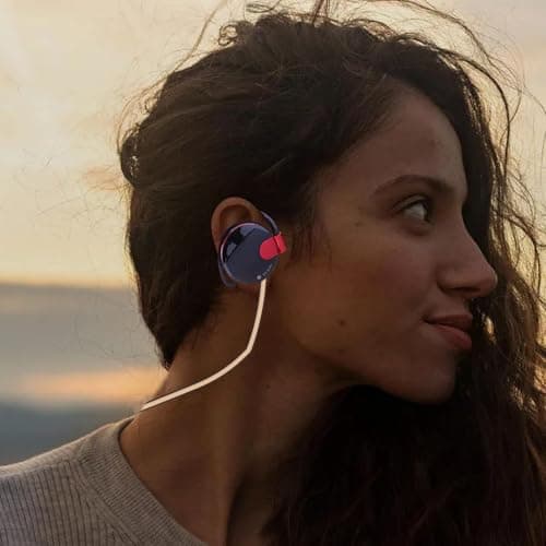 syayw Clip Type Earphones Wired - 3.5mm Ear Hook Fitness Earbuds For — view 2