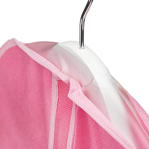 Hangerworld 38 Inch Pink Breathable Girls Dress Garment Clothes Cover Zipped Bag for Dance Wear — view 6