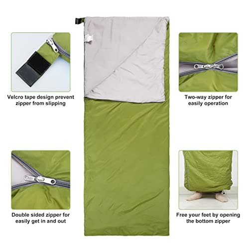 Agemore Ultra-light Compact Envelope Sleeping Bag for Camping — view 4