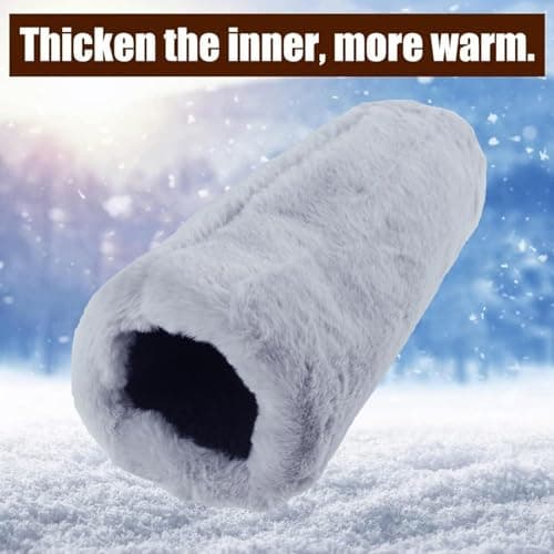 Winter Hand Muff - Plush Furry Hand Warmer, SoftsCold Weather Muffler | Luxury Insulated Hand-Sleeve Accessory with Comfortable Cover for Outdoor Winter Activities and Travel — view 3
