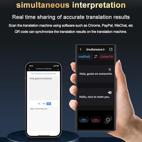 Plyisty AI Language Translator Device, 2026 Upgraded Voice Translator with 148 Languages, ChatGPT Function, 5M Camera for Photo Translation, for Business Travel and Learning (S35) — view 5