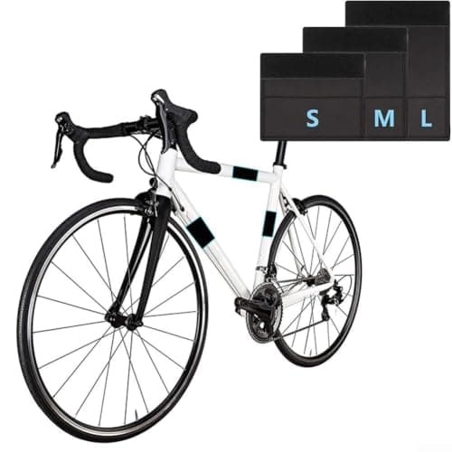 Bicycle Frame Cover Set for Carbon Frame Protection, Neoprene Bike Carrier Transport Guards Against Scratches, 3 or 4 Pack Sizes S/M/L/XL(3PCS set) — view 5