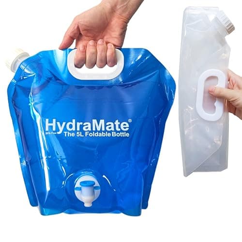 HydraMate Water Carrier Camping - Collapsible Containers 5L Bottles (TAP)