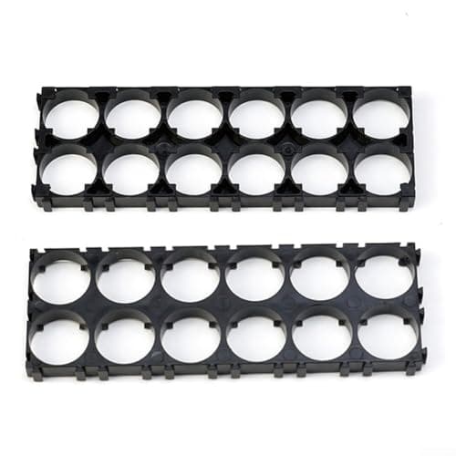 for battery Holder, 4pcs 2x6 Plastic Bracket for 21700 Batteries DIY for battery Pack Frame with Anti-Vibration Design, Splicable and Stackable, for Home Workshop and DIY Projects — view 6
