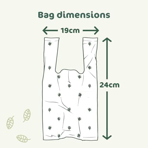 Naty compostable nappy bags with easy tie handles, 50 count — view 4