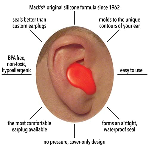 Macks Kids PillowSoft Earplugs 6 Pair Pack - Orange — view 2
