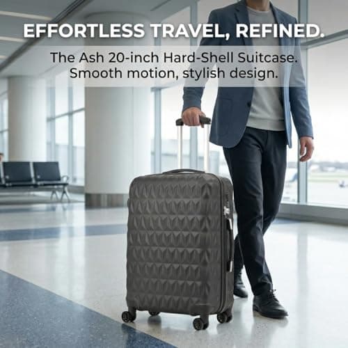 CMY Suitcase 20 Inch Cabin Hard Shell Lightweight ABS Carry-On Luggage — view 5
