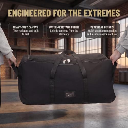seyfocnia Rolling Duffle Bag with Wheels, Large Foldable Wheeled Travel Duffle Bag for Men Women, Waterproof Travel Luggage Bag Carry on Duffel Bag for Travel Gym Camping Moving Weekend, Black — view 4