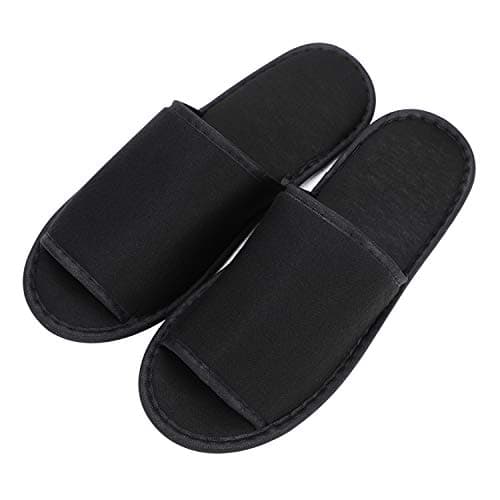 XINCHIA Portable Travel Slippers Foldable Open Toes Sandals Non-Disposable Cotton Hotel Spa Slippers Guest Room Unisex Indoor House Floor Footwear Anti-skid Business Travel Trip Flight Shoes Footwear — view 3