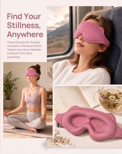 VLUNT 3D Contoured Sleep Mask for Sleeping Blackout Eye Mask — view 6