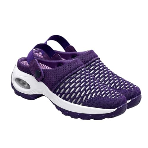 PACKOVE Sports Sandals 1 Pair Mesh Cloth Purple Eva Shoes for Women