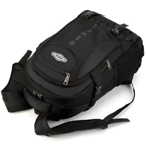 Ezmina 65L/85L Hiking Backpack Large Rucksack for Men and Women Black Camping Backpack Waterproof Hiking Daypack Trekking Bag for Travelling Touring Climbing Outdoor Sport — view 3