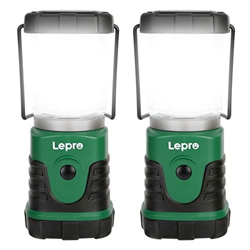 Lepro Camping Lantern Battery Powered, Small Camping Tent Lights, Pack of 2