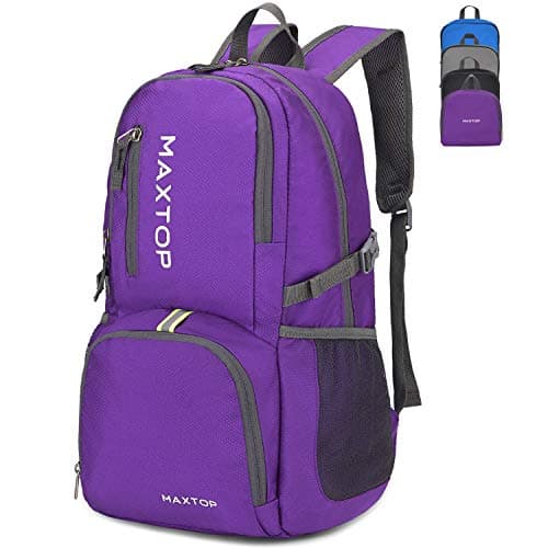 MAXTOP 30L Backpack Ultra Lightweight Packable Foldable Rucksack Water Resistent For Men Women Outdoor Camping Hiking Travel Daypack Handy Durable Gifts For Men Women