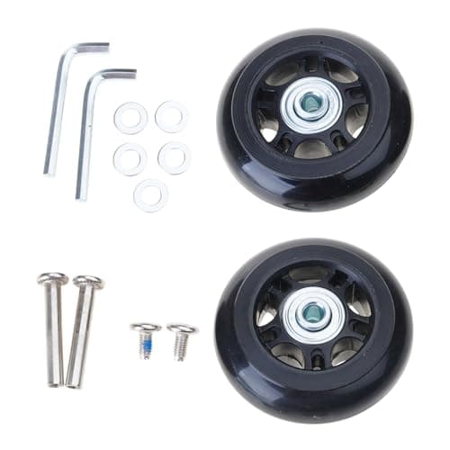 BOYANDM Travel Bag Wheel Accessories Noise Frees Easy To Replace Luggage Spare Wheel With Tool Upgrades For Students & Family Suitcases