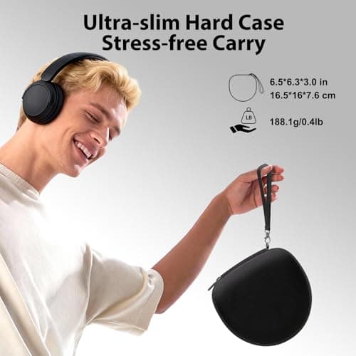 XANAD Hard Headphone Case for Soundcore Anker Q20i Q30/TOZO/KVIDIO — view 3