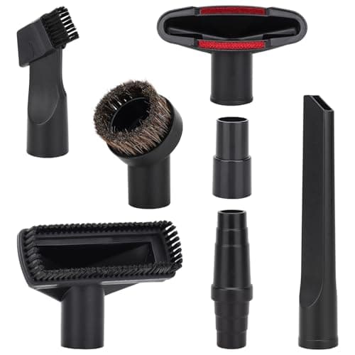 7Pack Vacuum Cleaner Attachment Set Compatible with Henry Hoover Attachments Head - Includes Crevice, Upholstery, 2 in1 Tool, Brush,Universal Vacuum Adapter for 31.5mm-45mm Dust Extraction Hose
