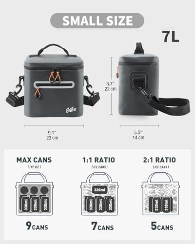 Sydioor 7 Can Small Cool Bag Insulated — view 4