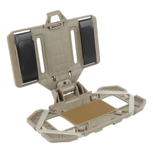 Sxhlseller Foldable Smartphone Holder for Navigation Dashboard, Portable Chest Mount for Workout, for Outdoor Phone for 4.7 to 6.7 Inch Screen Size (Khaki) — view 2