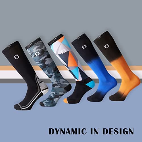DAKY Compression Socks for Men Women - Athletic, Hiking, Walking, Running, Sports - Travel, Flight, Pregnancy Socks (Ultimo Camo, S/M) — view 4
