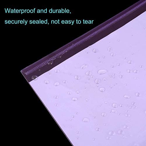 A4 Polypropylene Document Folder-Pack of 12-Plastic Wallets Folder Foolscap Document Files Popper Wallet (Teal) — view 4