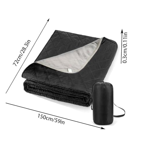 3 Gear Heated Sleeping Bag Liner | USB Power 6 Heated Zones for Camping, Car, Pet Mat, Yoga Mat — view 5