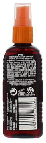 Malibu Sun SPF 15 Dry Oil Spray, Tan Enhancing & Body Oil Mist, 100ml — view 2