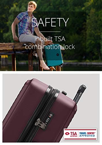 Hauptstadtkoffer - MITTE - Large Check-in Trolley, Hard Shell Suitcase with Extension, TSA, 4 Double Spinner, 76 cm, 138 L, Burgundy — view 6