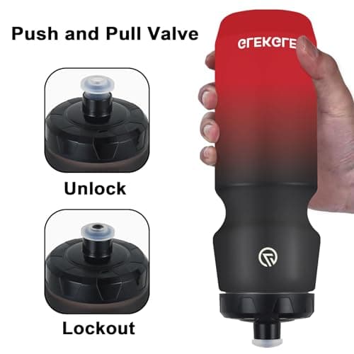 GLEKGLEK Bike Water Bottle 750ml, 2 Pack, Dishwasher Safe — view 3