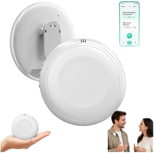Smart Wearable Translator,AI Translators Language Translator Device | Spanish & English Practice Companion,Supports 133 Languages,Real Time Voice Foreign Language Translators,Travel Essentials
