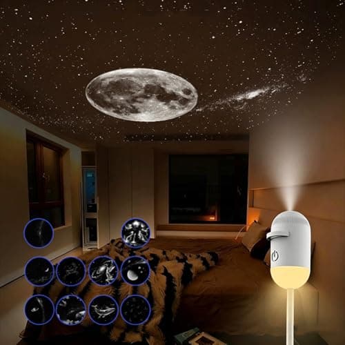 Erpmlyo Galaxy Projector for Kids Room, USB Night LED Lamp — view 4