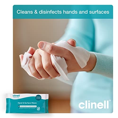 Clinell Antimicrobial Hand Wipes for Cleaning & Disinfecting - Sanitising Wipes, Ideal for Travel - Dermatologically Tested, Kills 99.99% of Bacteria & Viruses - 84 Wipes — view 6