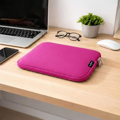 Emartbuy Hot Pink Neoprene Laptop Sleeve 13-15 Inch — view 4