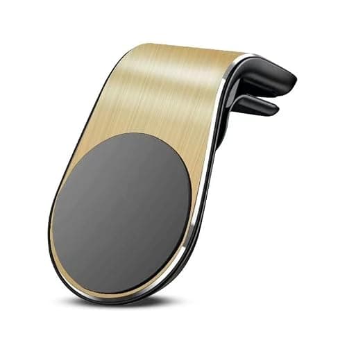 Car Phone Holder for Renault Scenic III (5-seats) 2011 2012 2013 2014 2015, Universal Accessories Magnetic Air Vent Mount with 360° Rotation and 5 Strong Magnets,Gold