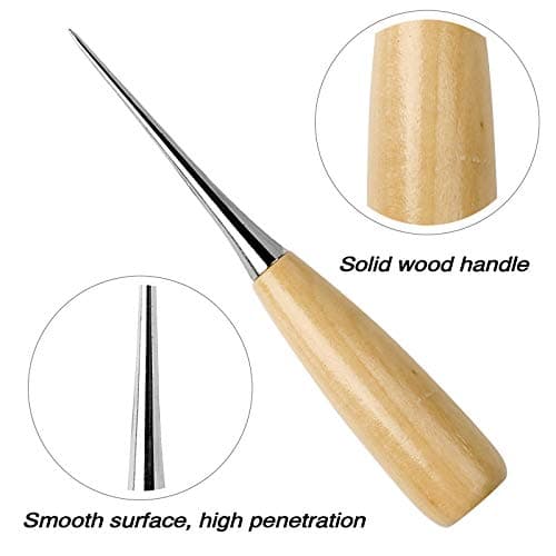 Leather Repair Kit 11PCS Leather Sewing Tools Waxed Thread and Needles — view 3