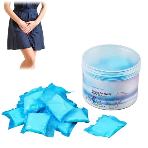 20PCS Portable Toilet Gel with Absorbent Crystals & Powder,Fast-Acting Camping Toilet Gel for Outdoor Car Survival Kits,Odor Control Toilets Bags,Camping Toilets Absorbent Powder