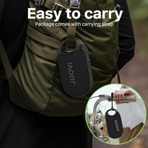 JUOVI Clip Wireless Portable Bluetooth Speaker 24H Playtime — view 2