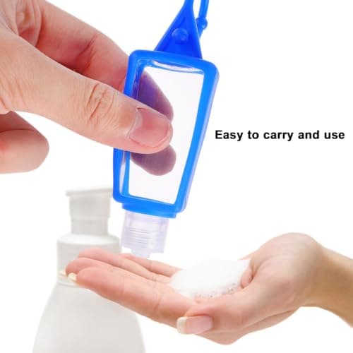 4pcs Portable 30ml Plastic Silicone Sleeve Containers for Hand Soap — view 4