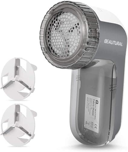 BEAUTURAL Portable Fabric Shaver with 2 Speeds, 3 Adjustable Shave Heights