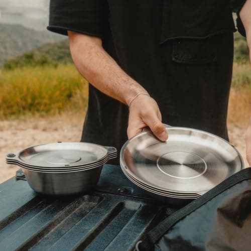 FULL WiNDSOR - MAGWARE - Magnetic Mess Kit Camping Plates & Bowls — view 5
