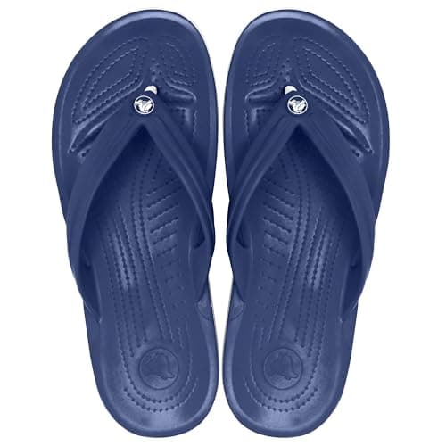 Crocs Unisex Crocband Flip Flip Flops, Navy, 8 UK Men/ 9 UK Women — view 4