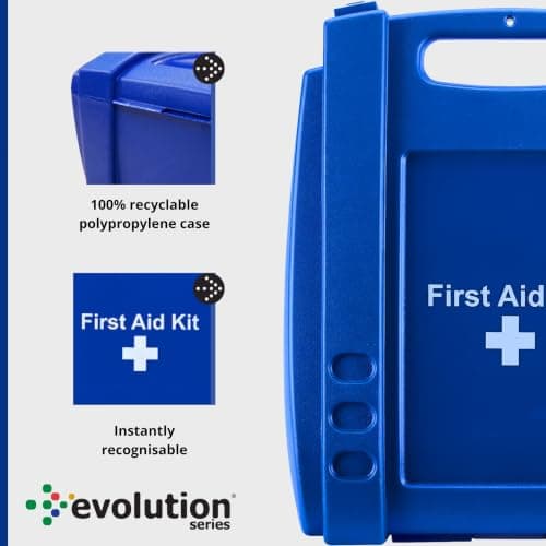Safety First Aid Group Evolution Plus Catering Kitchen First Aid Kit British Standard 8599, Small Fully-Stocked 1-10 Persons — view 5