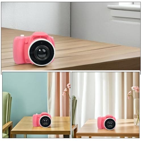 Photo Projector Camera 1080p with Music Playback Pink Plastic — view 2