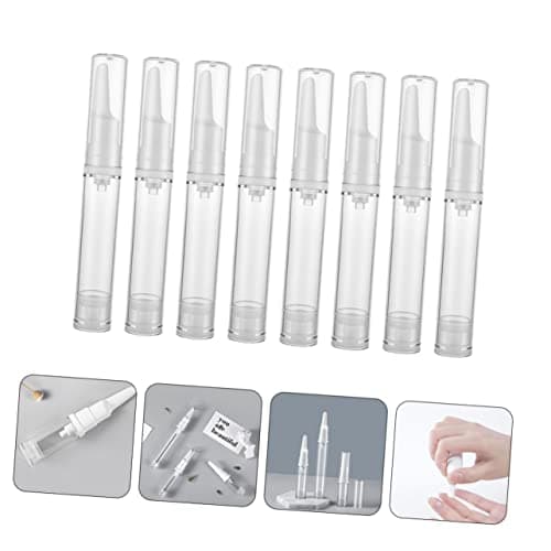 8 Pack 10ml Plastic Airless Pump Bottles for Eye Serum — view 4