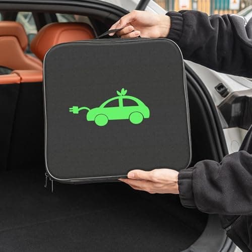 Ev Charging Cable Storage Bag Large Capacity, Oxford Fabric, Waterproof, — view 6