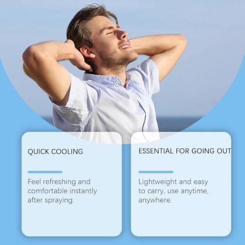 Instant Cooling Mist Spray for Face and Body, Hydrating & Refreshing — view 3