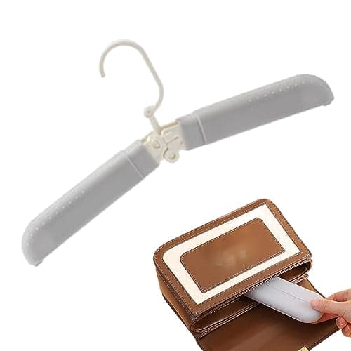 Collapsible Hangers, Clothes Coat Hangers, Portable And Foldable Travel Clothes Hanger, Travel Accessories for Underwear Socks Fowybe